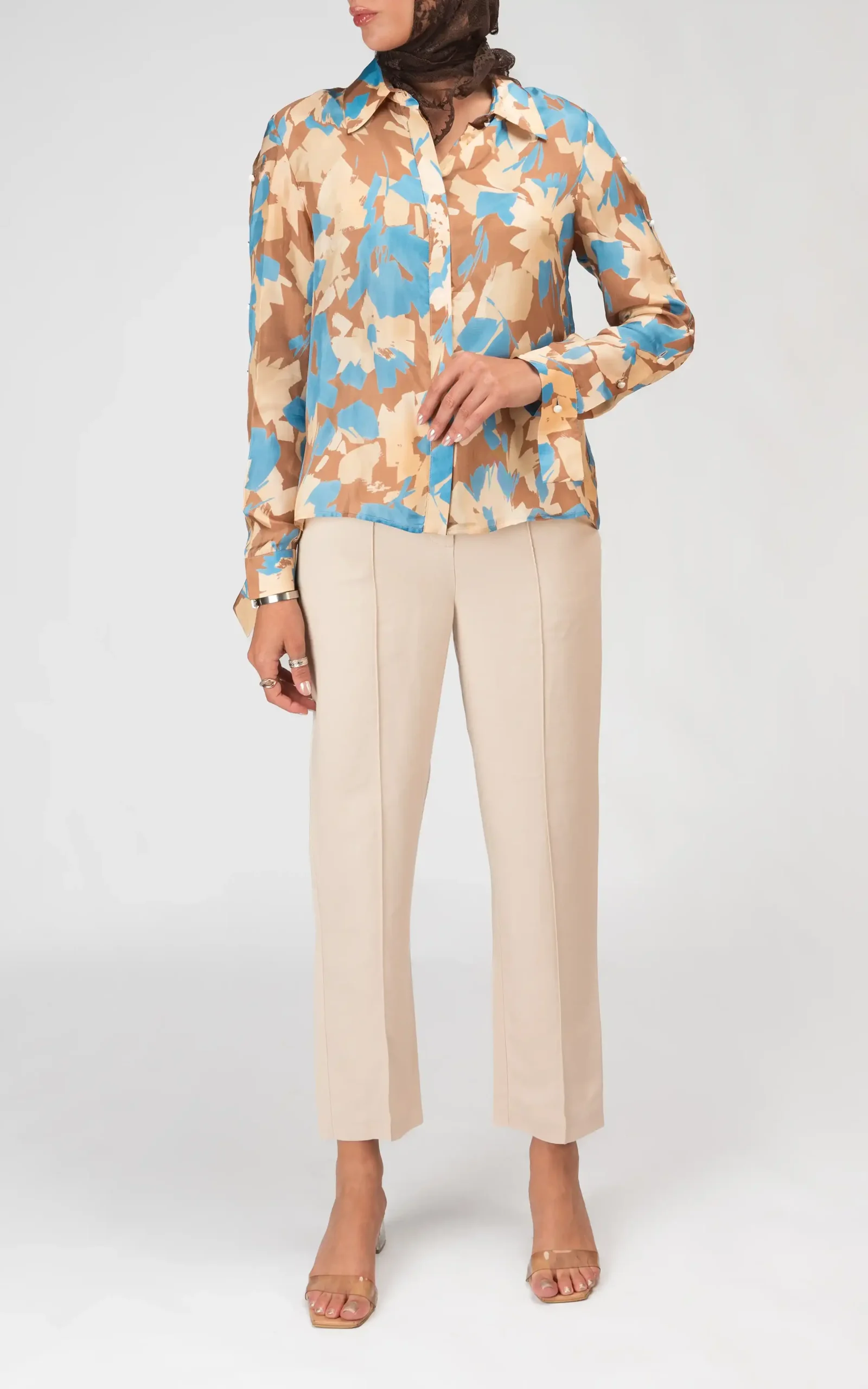 شومیز ساتن مجلسی زنانه nevado کد 404012020002