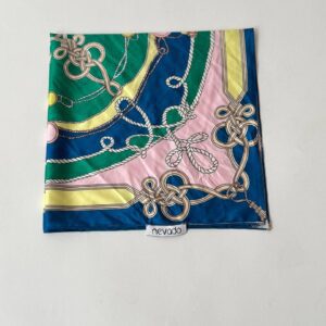 روسری مینی اسکارف نوادو طرح‌دار چندرنگ