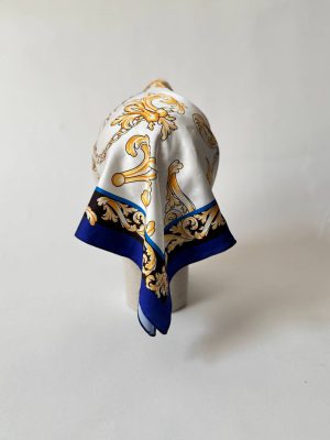 روسری مینی اسکارف نوادو طرح‌دار چندرنگ