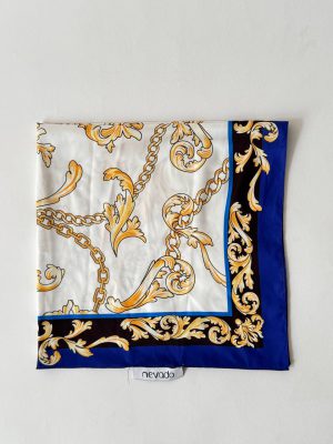 روسری مینی اسکارف نوادو طرح‌دار چندرنگ