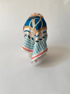 روسری مینی اسکارف نوادو طرح‌دار چندرنگ