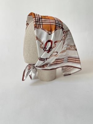روسری مینی اسکارف نوادو طرح‌دار چندرنگ