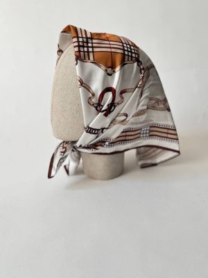 روسری مینی اسکارف نوادو طرح‌دار چندرنگ