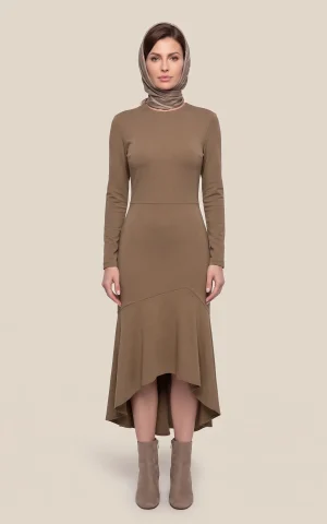 پیراهن زنانه میدی دامن کلوش nevado کد 405114092029 - Image 3