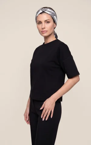 تیشرت زنانه ساده یقه گرد آستین کوتاه nevado کد 405129012028 - Image 2