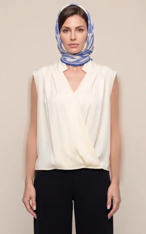 تاپ زنانه یقه برگردان با جلوی ضربدری nevado کد 405111031891 - تصویر 2